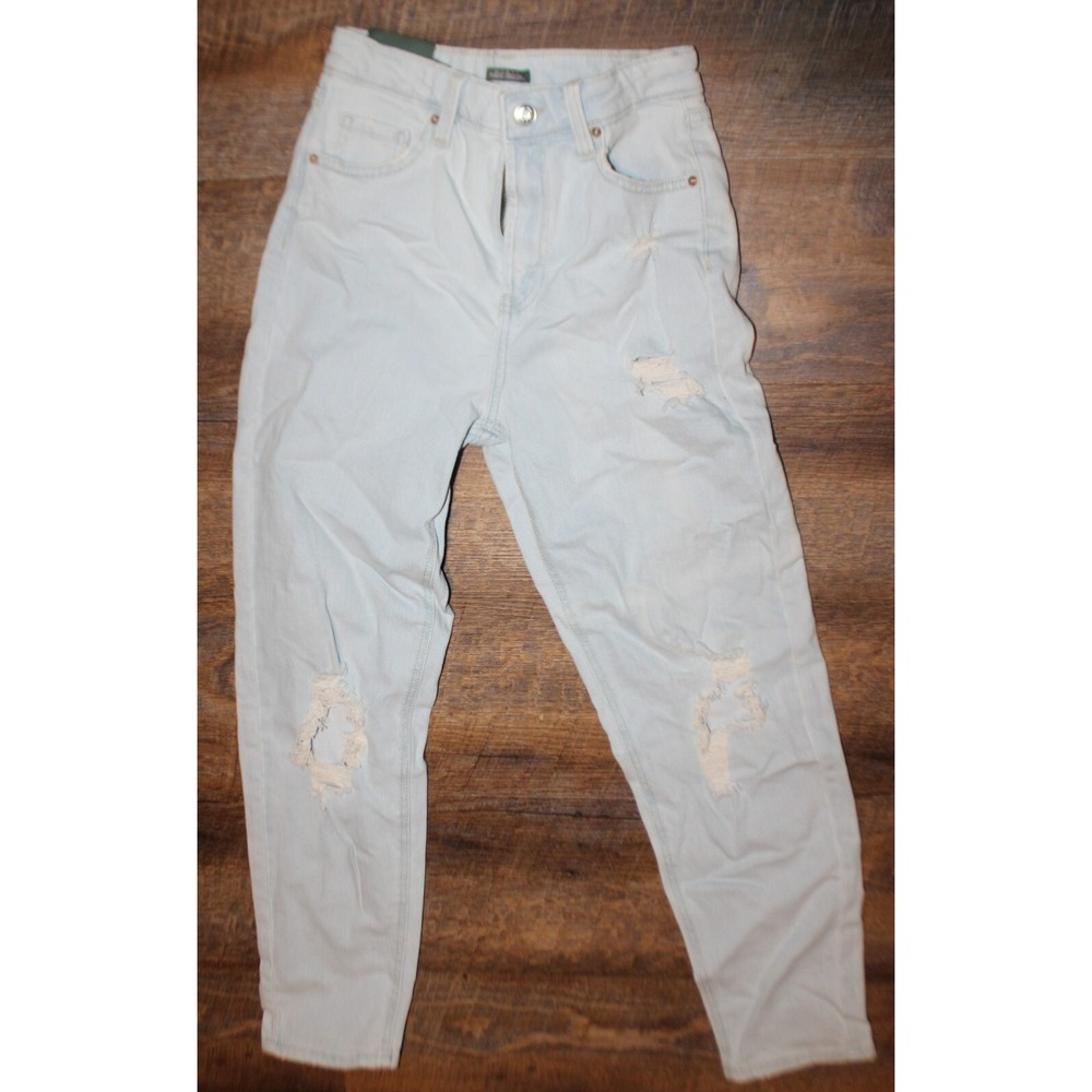 NWT Wild Fable Highest Rise Distressed Mom Jeans Size 0/25
